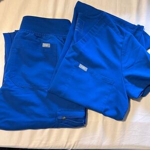 FIGS Winning Blue Scrub Set XS/S